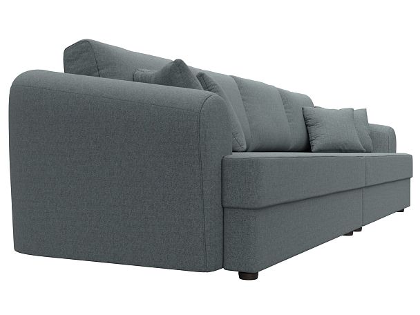 Диван прямой Милтон Рогожка серый - Вид 3