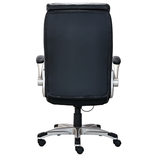 Кресло HAWASAN (ХАВАСАН) "Target EX-567", откидные подлокотники, рециклированная кожа, черное, 532974 - Вид 6