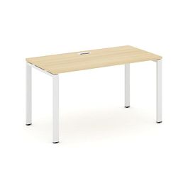 Стайл Проджект Стол письменный SN-6P.SP-021 Акация Лорка/Металл Белый 980*800*750 - Фото предпросмотра