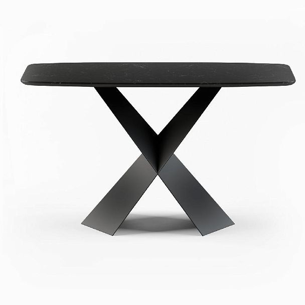 Консоль Tyler 130 керамика матовая, черная - Вид 3