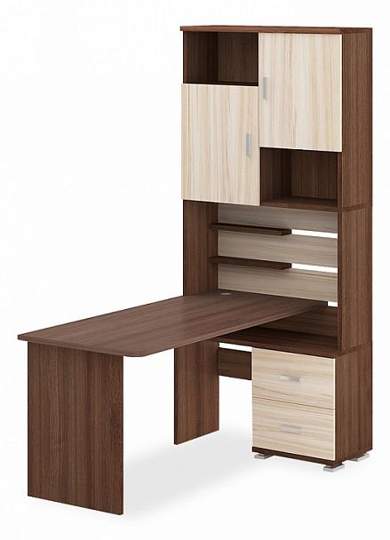 Стол компьютерный Домино СР-720/160 Карамель/Шамони правый - Вид 1