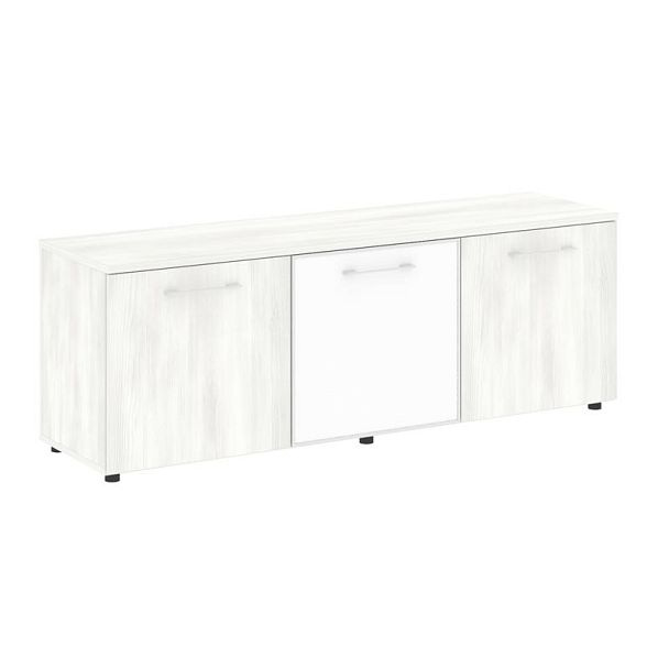 Ялта Тумба модульная LT.TS-3.4 white Снежная Патина/Стекло White 1642*450*580 - Вид 1
