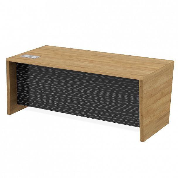 Стол руководителя правый 200 "Столы руководителя" ПК-КНГ-СТ200Х90П-В1-1106 дуб скальный - Вид 1