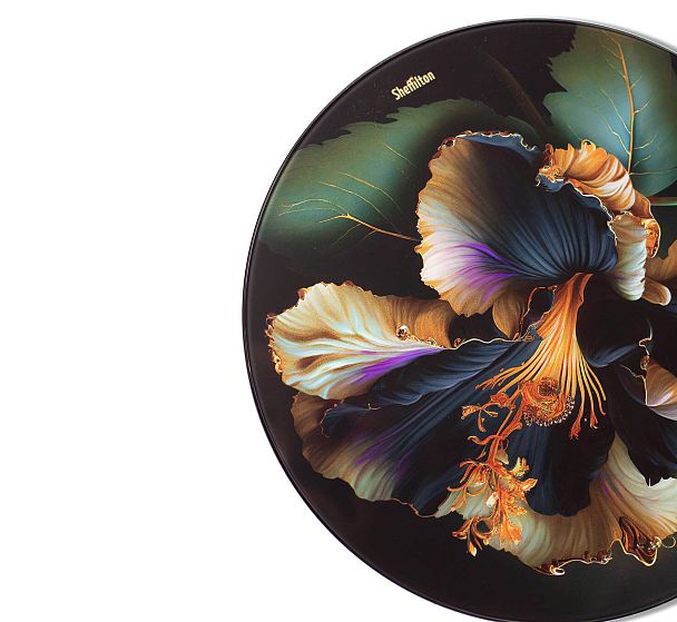 Столик журнальный Sheffilton SHT-CT27 ночной цветок/черный муар - Вид 9