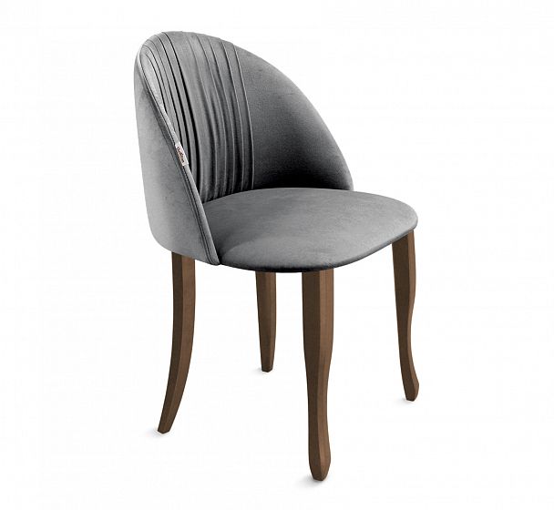 Стул Sheffilton SHT-ST35-1/S122 угольно-серый/темный орех/черный муар - Вид 2