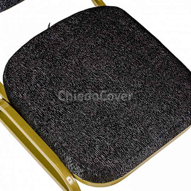 Стул Хит 20мм - золото, Сабо черный - Вид 5