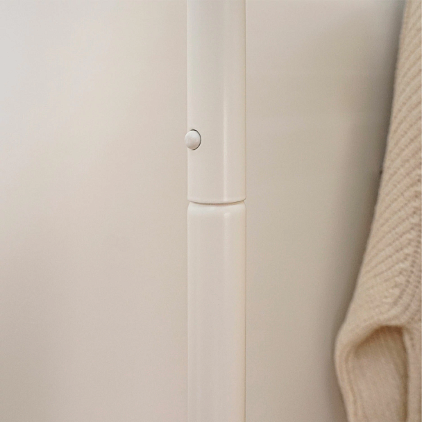 Вешалка для плечиков "Радуга-1", 1500х820х390 мм, металл, белая, ВНП 298 Б - Вид 7