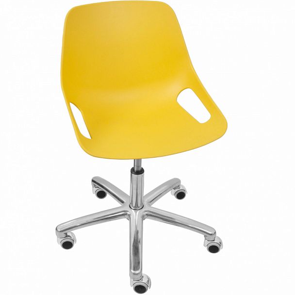 Стул "Q5 SW КРЕСЛО на  Крестовине CINA", желтый - Вид 1