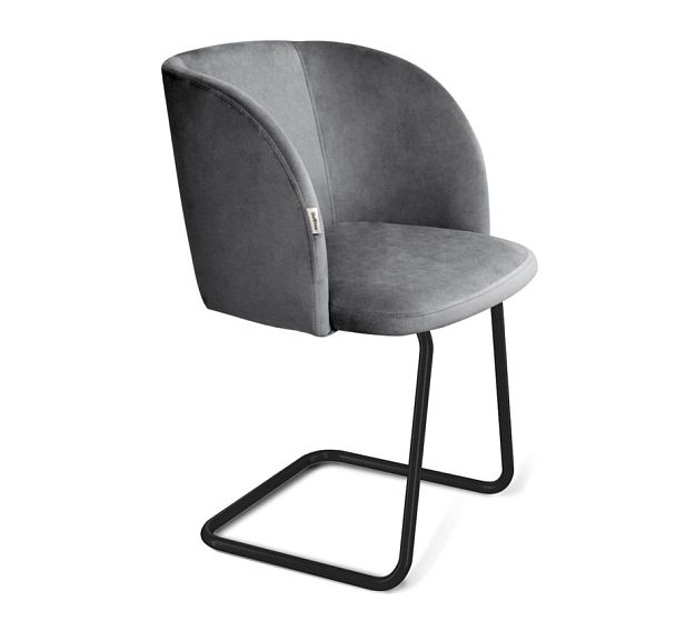Стул Sheffilton SHT-ST33/S45-1 угольно-серый/черный муар - Вид 1