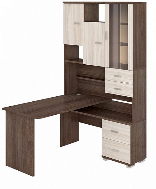 Стол компьютерный Домино СР-620/140 Карамель/Шамони правый - Вид 2