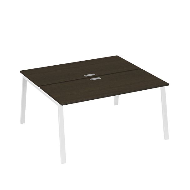 Станция 2х160 на опорах TRE A4 А4 Б3 175 БП венге / металлокаркас белый - Вид 1