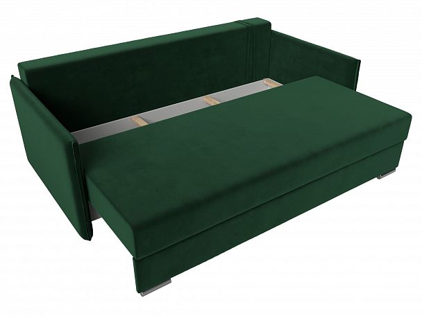 Диван угловой Сайгон (полностью велюр зеленый) - Вид 8