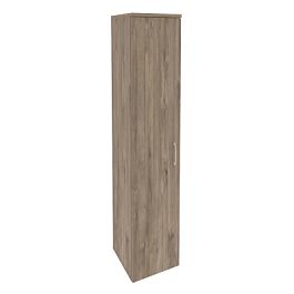 Onix Шкаф высокий узкий левый O.SU-1.9 (L) Тиквуд темный 400*420*1977 - Фото предпросмотра