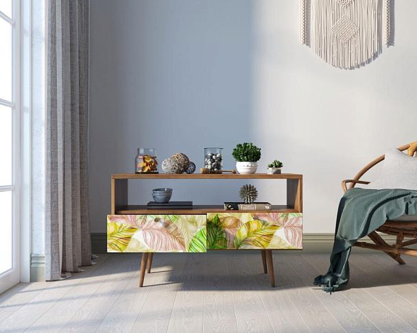 Консоль Berber с двумя ящиками принт 29 арт BB22/Print_29 - Вид 2