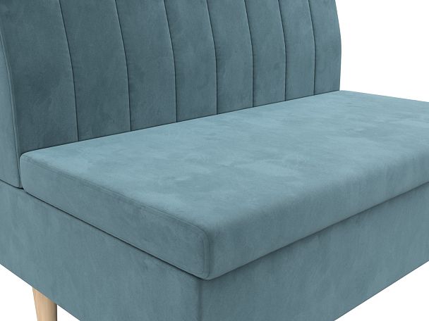 Диван прямой Мини Велюр бирюзовый - Вид 3