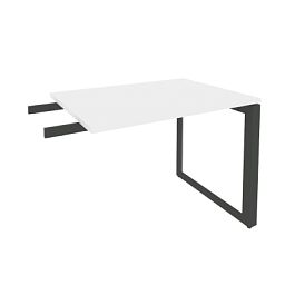 Onix Direct Брифинг-приставка на О-образном м/к O.MO-BR-9 Белый бриллиант/Антрацит металл 980*720*750 - Фото предпросмотра