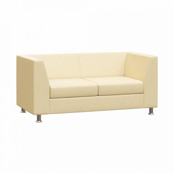 Диван с подлокотниками двухместный "PRIME" PR.DP-2 бежевый кз - Вид 1