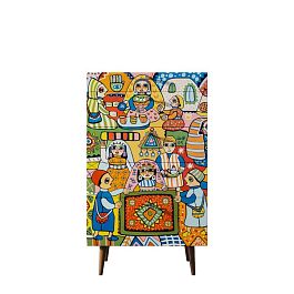 Комод высокий Berber 1 принт арт BB10/Print_01 - Фото предпросмотра