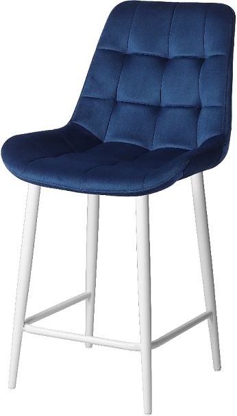 Комплект полубарных поворотных стульев Эйден, Confetti blue/белый, 3 шт. - Вид 2