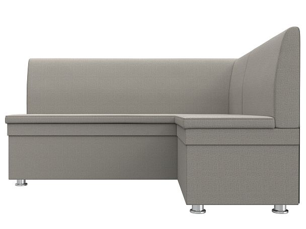 Диван кухонный угловой Уют правый угол Рогожка бежевый - Вид 2