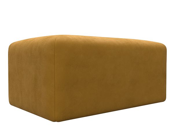 Модуль пуф Лига-060 НПБ Велюр желтый - Вид 2