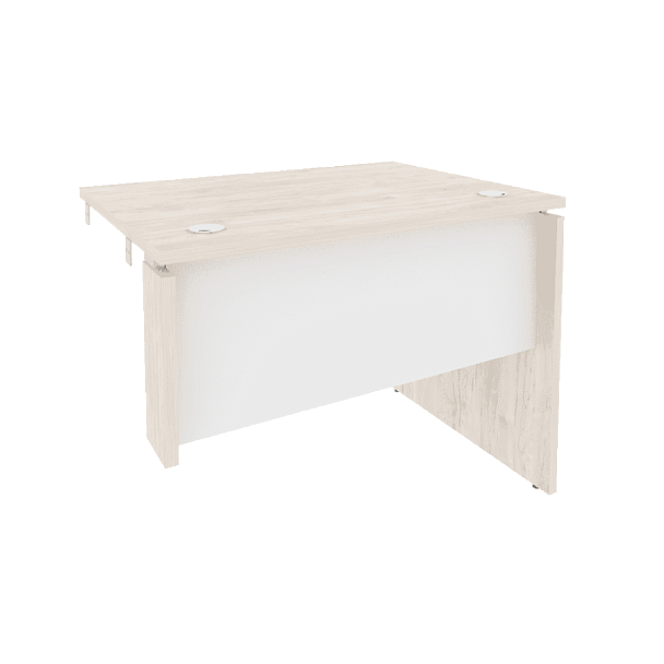 Onix Стол-приставка правый к опорным элементам O.SPR-1.7 (R) Денвер светлый/Белый бриллиант 980*720*750 - Вид 1