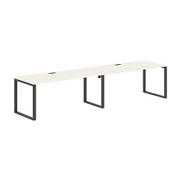 Стол 2-х местный EQWST 3580 Ясень Траун/Мокко 3526х800х750 EDIS - Фото предпросмотра
