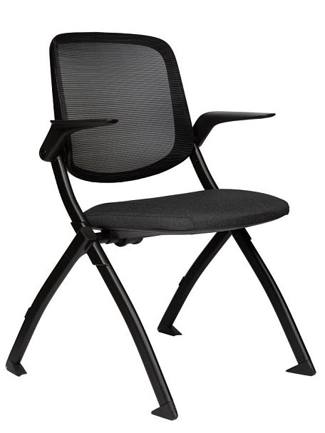 Стул / Pascal / черная сетка/черная ткань - Вид 1