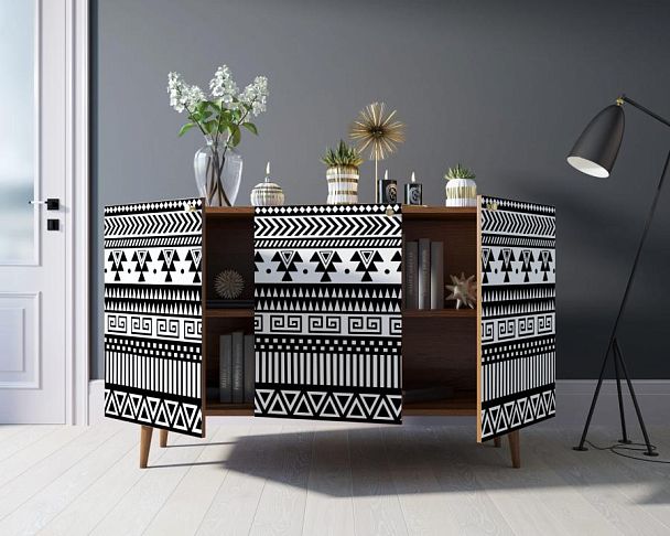 Комод Berber три дверки 19 принт арт BB01/Print_19 - Вид 2