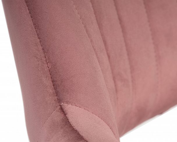 Стул барный DOBRIN CHARLY GOLD (розовый велюр (MJ9-32)) - Вид 8