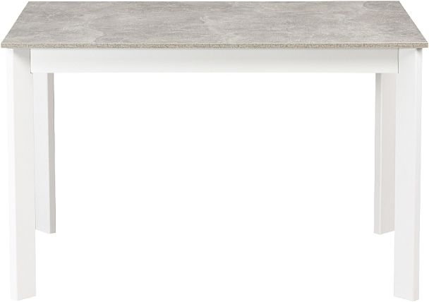 Стол деревянный кухонный раскладной Стил 110(150)*70 Бетон/Белый - Вид 2