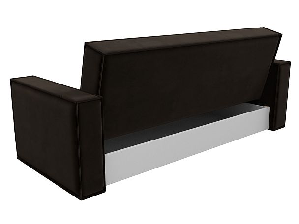 Диван-книжка Куба Микровельвет коричневый - Вид 6