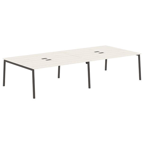 Стол 4-х местный ELWST 3516 Ясень Траун/Мокко 3526х1606х750 EDIS - Вид 1