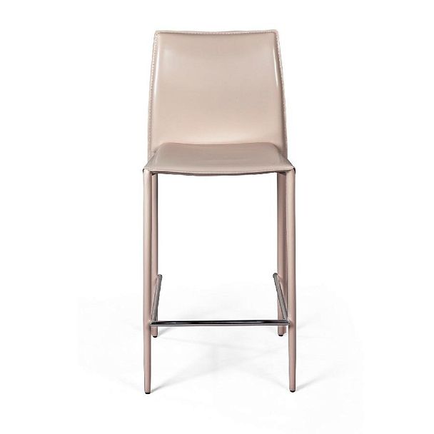 Стул полубарный Rolf, кожа капучино - Вид 2