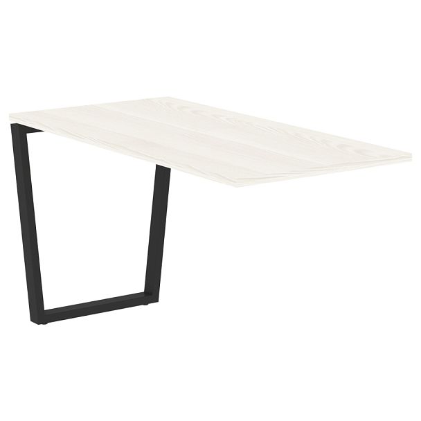 Брифинг-приставка EVB 1367 Ясень Траун/Черный 1360х670х750 EDIS - Вид 1