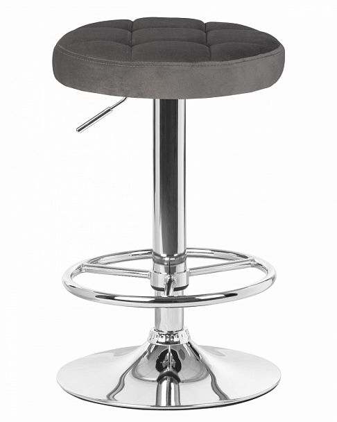 Табурет барный DOBRIN BRUNO (серый велюр (MJ9-75)) - Вид 1