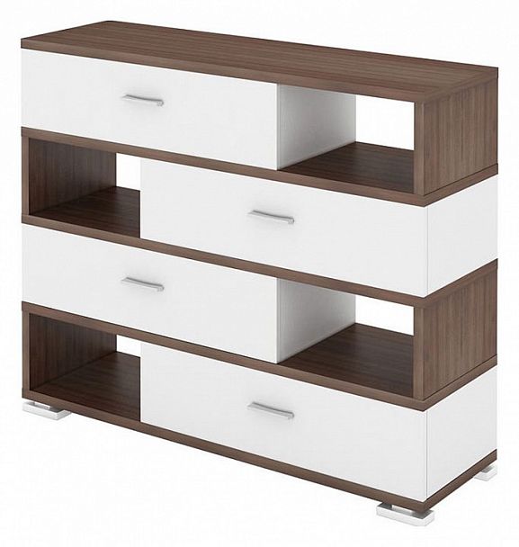 Тумба комбинированная СБ-40/4 Белый/Шамони - Вид 1