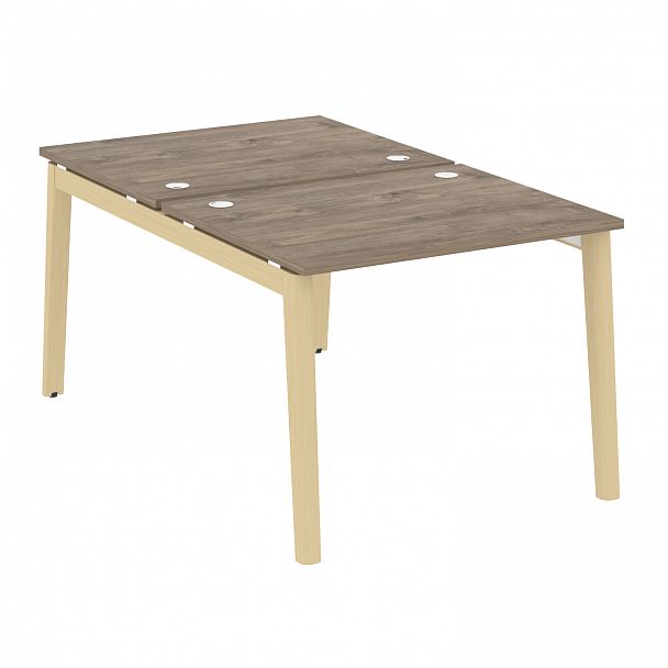 Рабочая станция "Onix wood" OW.D.RS-2.1.8 тиквуд темный/дуб светлый - Вид 1