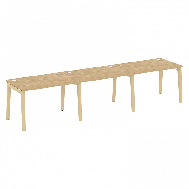 Рабочая станция "Onix wood" OW.RS-3.2.8 тиквуд светлый/дуб светлый - Вид 1