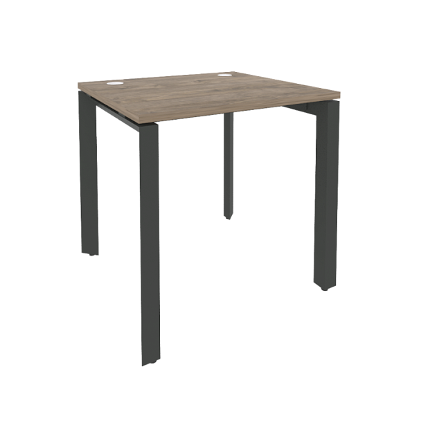 Onix Стол рабочий на П-образном м/к O.MP-SP-0.7 Тиквуд темный/Антрацит металл 780*720*750 - Вид 1