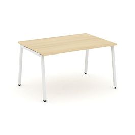 Стайл Проджект Стол переговорный SN-4A.SPRG-002.3 Акация Лорка/Металл Белый 1180*980*750 - Фото предпросмотра