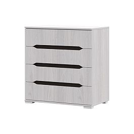 ВАЛЕНСИЯ КМ 011 комод 4 ящика (0,8х0,83х0,45) дуб анкор - Фото предпросмотра