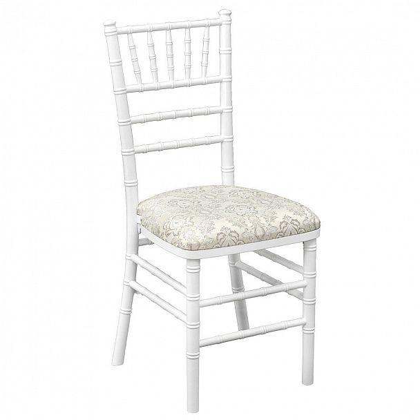 Стул Кьявари белый, с мягким сиденьем - Вид 2