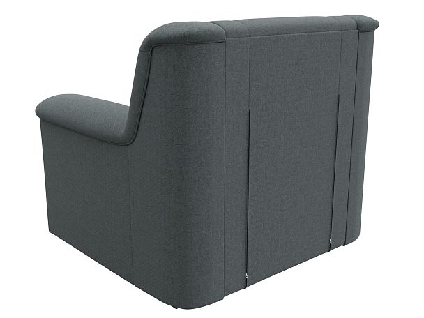 Кресло Карелия Рогожка серый - Вид 6