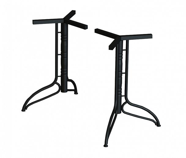 Основание для стола Sheffilton SHT-TU20 металлическое черный муар - Вид 2