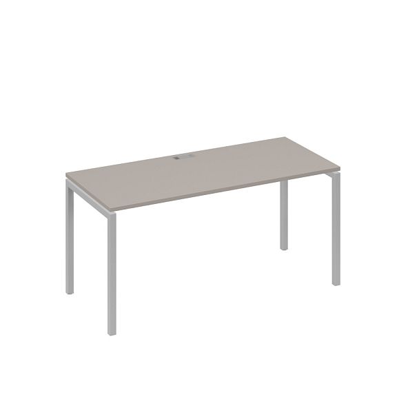 Стол письменный на металлокаркасе DUE A4 А4 С2 015 БП мокко премиум / металлокаркас серый - Вид 1