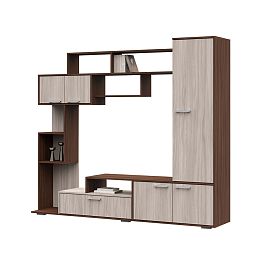 Гостиная Капри ЛДСП шимо темный/шимо светлый - Фото предпросмотра