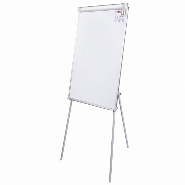 Доска-флипчарт с дополнительными держателями для бумаги, магнитно-маркерная, 70х100 см, тренога, STAFF, 238004 - Вид 4