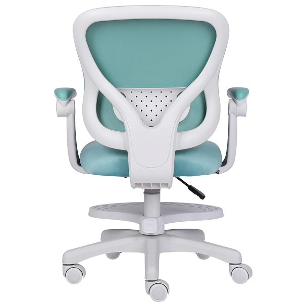 Кресло детское с подставкой для ног BRABIX "Sky MG-206", велюр, голубое, 533155 - Вид 8