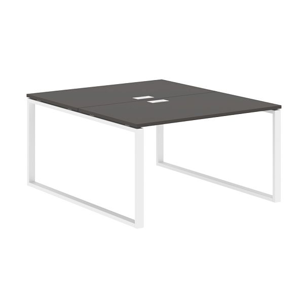 Стол 2-х местный EQWST 1316 Мокко/Белый 1360х1606х750 EDIS - Вид 1